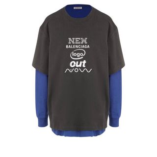 バレンシアガ(Balenciaga)のbalenciaga 2way バレンシアガ パーカー カットソー  Tシャツ　(Tシャツ/カットソー(半袖/袖なし))