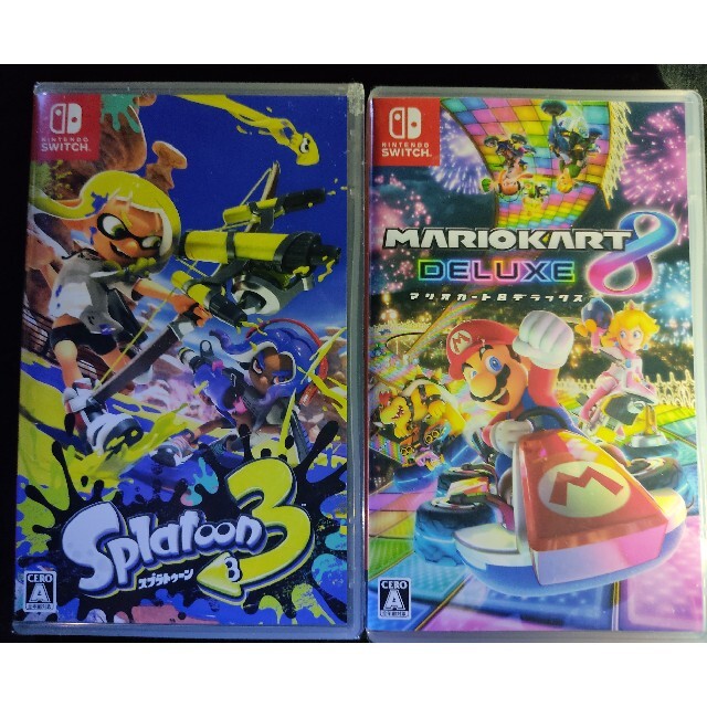 好評日本製】 マリオカート8 デラックス スプラトゥーン3 新品2本