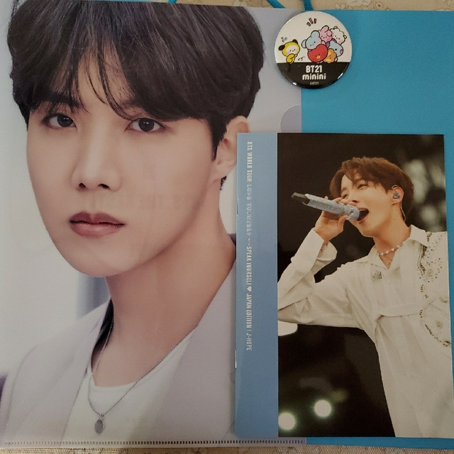 送料込 BTS JHOPE トレカ クリアファイル ノート などグッズセット