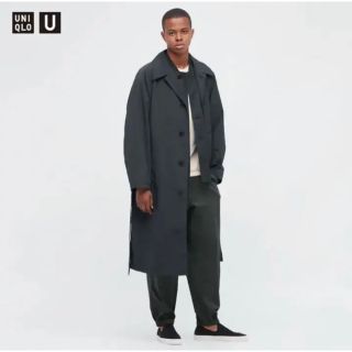 2022 SS UNIQLOU トレンチコート　ダークグレイ