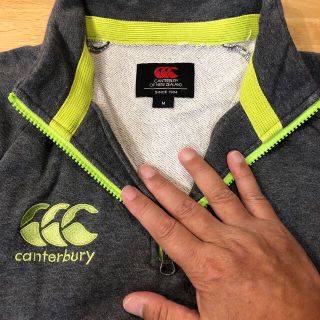 CANTERBURY - 美品 カンタベリー ハーフジップトレーナー Mの