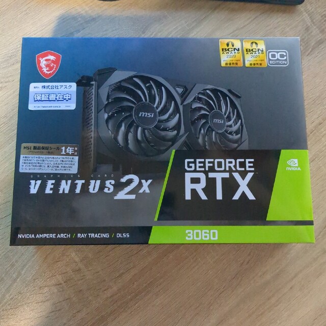 GeForce RTX3060 VENTUS 2X 12G OC