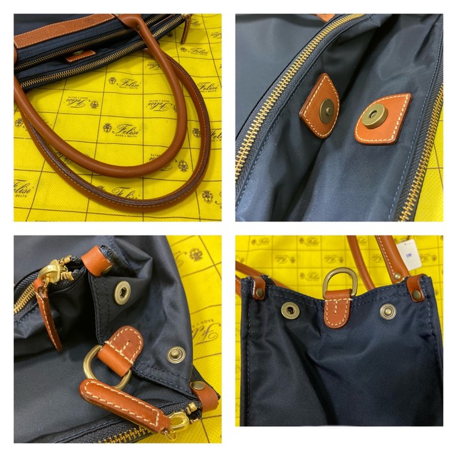 Felisi - 新品 定価6.5万円 Felisi 20/32/DS トートバッグ ネイビーの