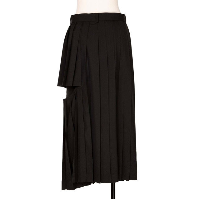 sacai - 【未使用】sacai Suiting x Chiffon Skirtの通販 by sacai - 【未使用】sacai Suiting x Chiffon Skirtの通販 by