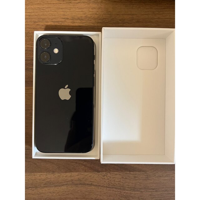 スマートフォン/携帯電話iPhone12 mini 64gb ブラック 黒 美品　SIMフリー
