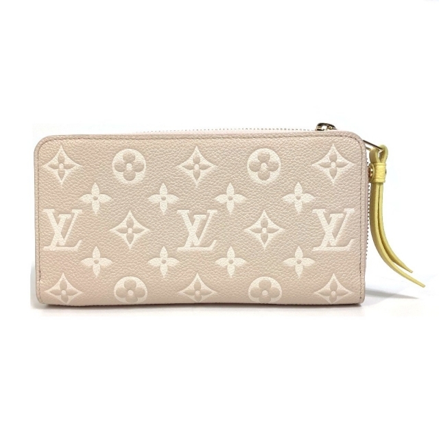 ルイヴィトン LOUIS VUITTON ジッピーウォレット M81279 モノグラムアンプラント ラウンドファスナー 長財布 モノグラムアンプラントレザー ピンク×ベージュ×イエロー