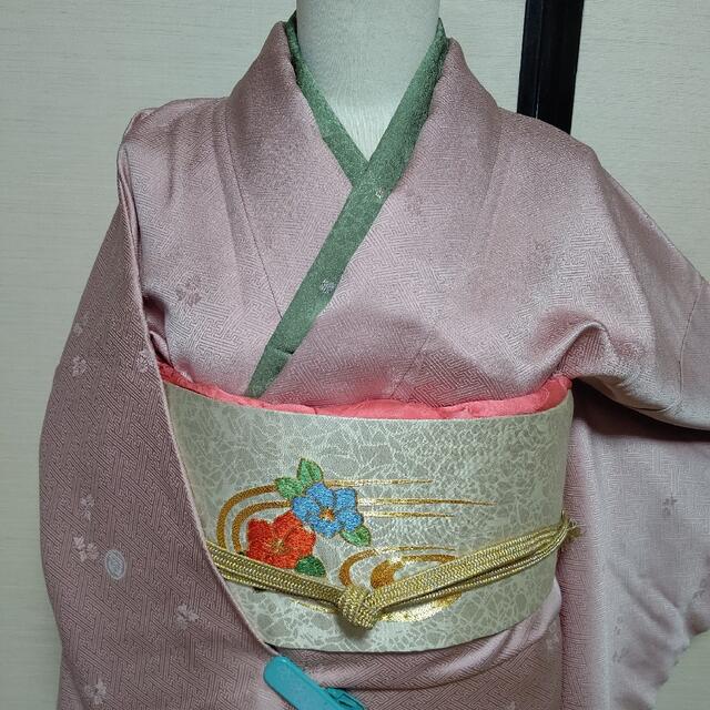 クラシカルレインボーハッピーバード 正絹 松竹梅 鹿の子 金駒刺繍 色