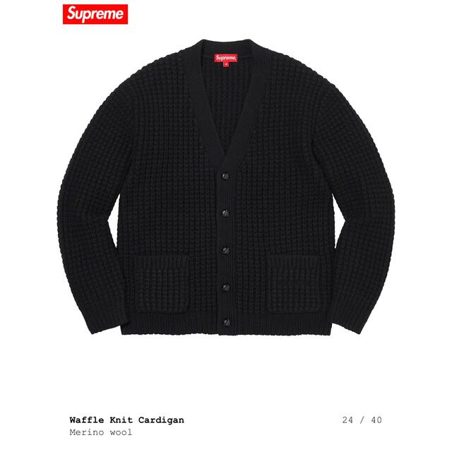 SupremeオンラインカラーSupreme Waffle knit Cardigan L