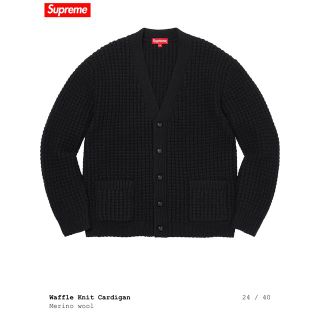 シュプリーム(Supreme)のSupreme Waffle knit Cardigan L(カーディガン)