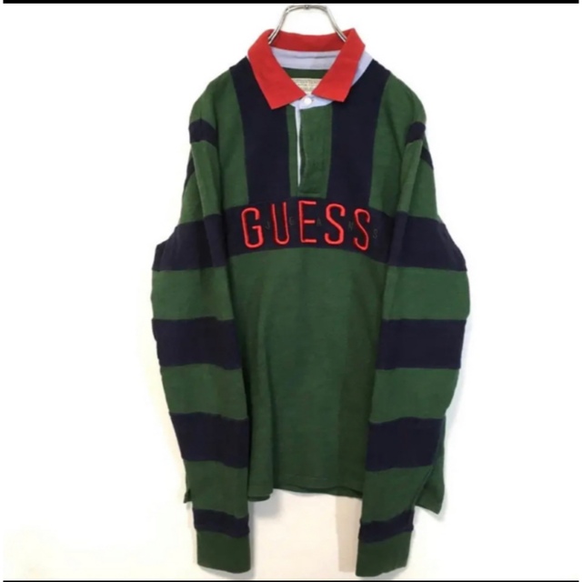 GUESS - GUESS green label ラガーシャツの通販 by あ|ゲスならラクマ