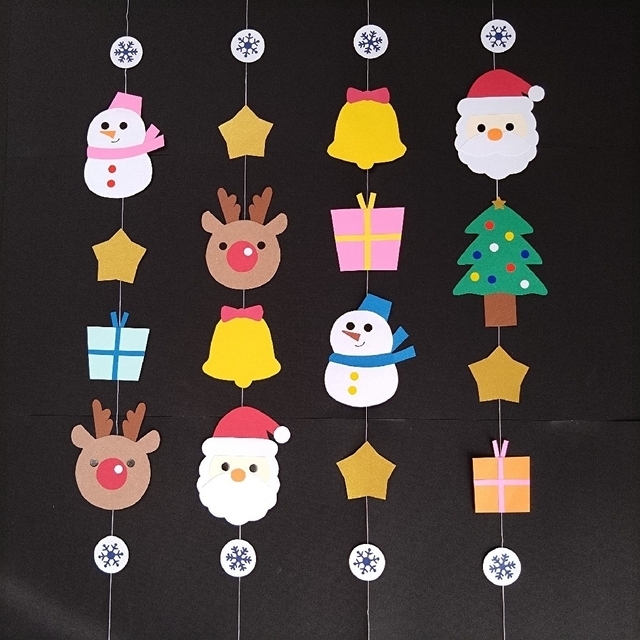 名無し様専用】×2 クリスマス 吊るし飾り 壁面飾り ガーランドの