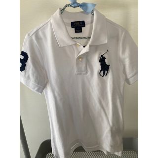 ポロラルフローレン(POLO RALPH LAUREN)のポロラルフローレン　ポロシャツ　白　5T/115cm(Tシャツ/カットソー)