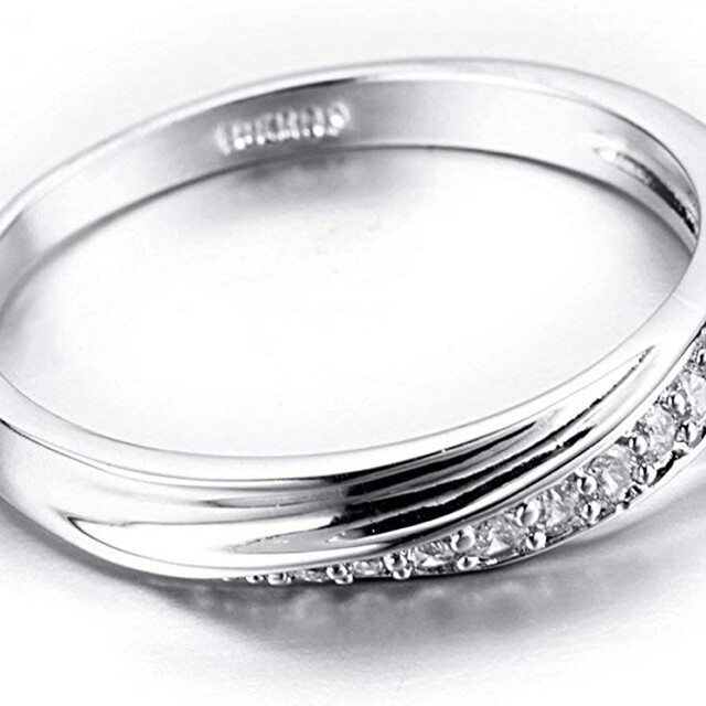 R001 指輪 アクセサリー エンゲージ リング レディース ジルコニア レディースのアクセサリー(リング(指輪))の商品写真