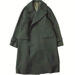 RJ by RING JACKET リングヂャケット 20AW 日本製 モーターサイクルコート バルーン RJ010F10E 48 ダークグリーン ウール アウター【中古】【RJ by RING JACKET】(トレンチコート)