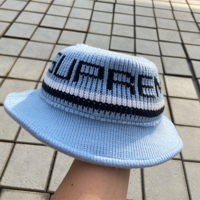 ハットknit logo crusher