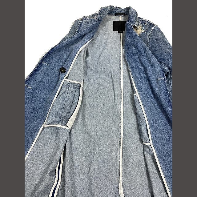 アレキサンダーワン ダメージ加工 ヴィンテージ加工 デニム トレンチコート