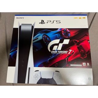 プレイステーション(PlayStation)のプレステ5　本体　PlayStation5　グランツーリスモ7　同梱版(家庭用ゲーム機本体)