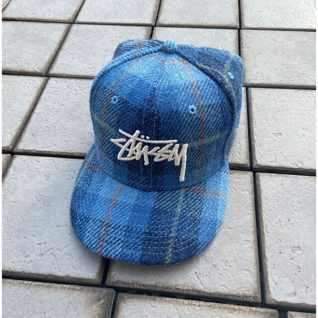 STUSSY(ステューシー)のstussy Harris Tweed NewEra サイズ7-3/8 メンズの帽子(キャップ)の商品写真