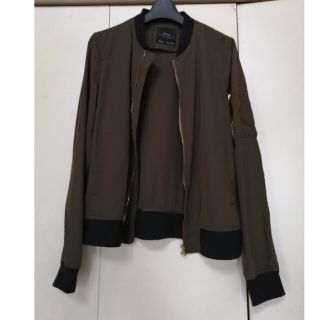 ザラ(ZARA)のZARA MA-1 カーキＳ　ブルゾン　ジャンパー(ブルゾン)