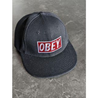 オベイ(OBEY)のOBEY　キャップ　ブラック(キャップ)