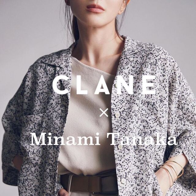 CLANE(クラネ)のMINAMI TANAKA×CLANE CIRCLE FLOWER SHIRT レディースのトップス(シャツ/ブラウス(半袖/袖なし))の商品写真