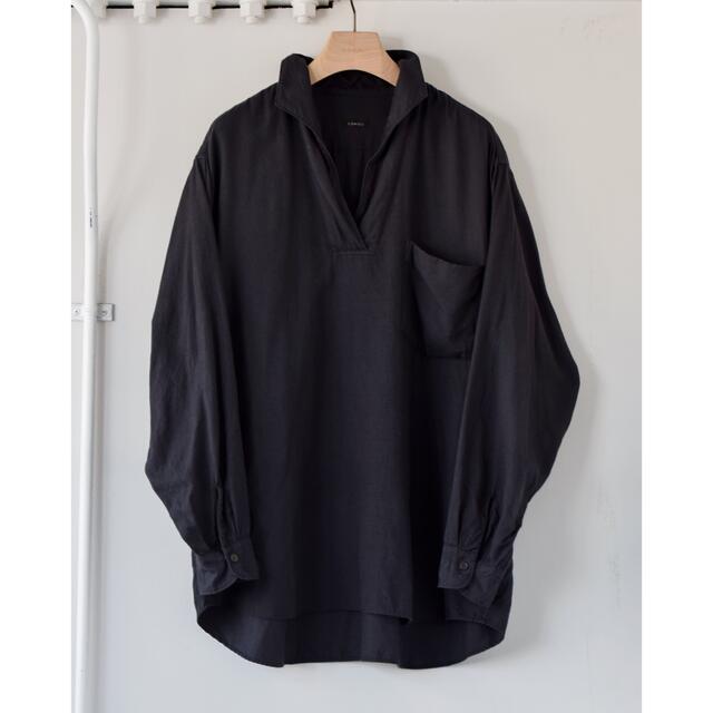 COMOLI コモリ 22SS シルクネルスキッパーシャツ サイズ1 美品