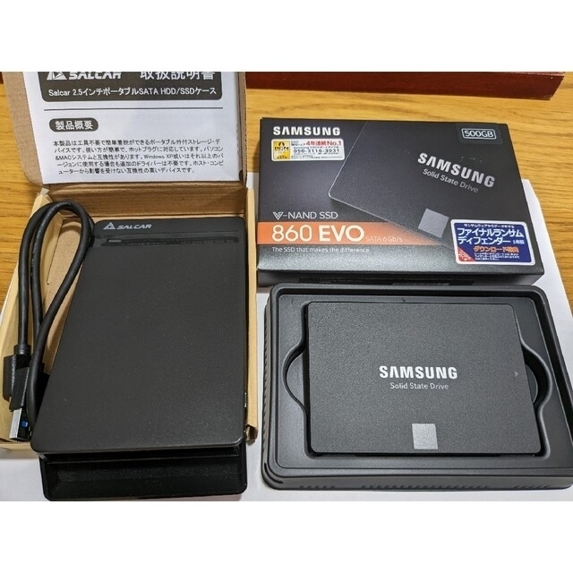 新品未開封品 SAMSUNG  860 EVO SATA SSD 500GB