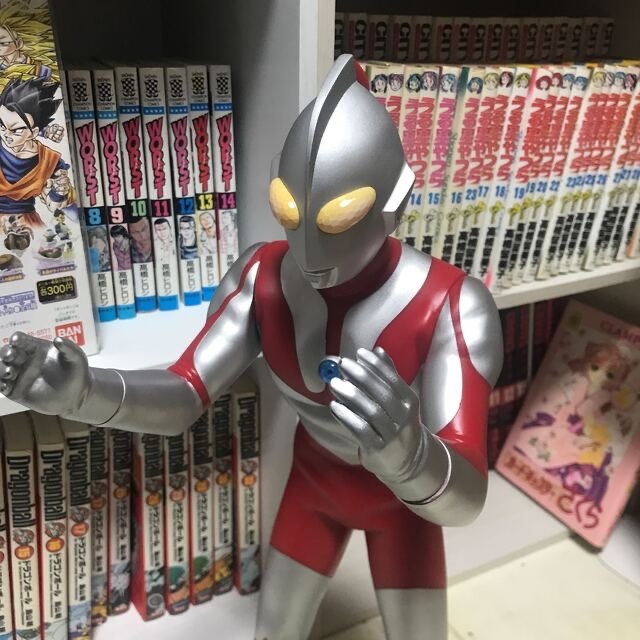 ウルトラマン　巨大　ソフビ