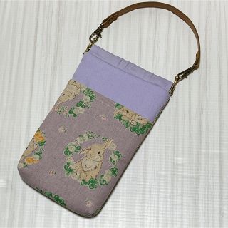 スマホポーチ スマホショルダー ハンドメイド(ポーチ)