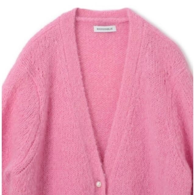 MADISONBLUE LOOSE BIG V CD MOHAIR☆ピンク MADISONBLUE LOOSE BIG V CD MOHAIR☆ピンク