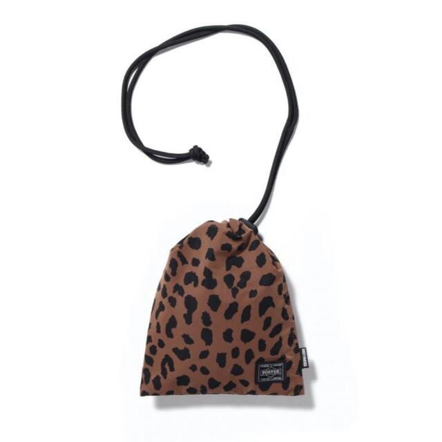 WACKO MARIA SHOULDER POUCH BROWN