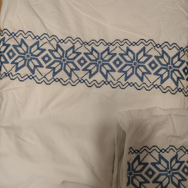 IKEA(イケア)のイケア　シングル　掛け布団カバー　枕カバー インテリア/住まい/日用品の寝具(シーツ/カバー)の商品写真