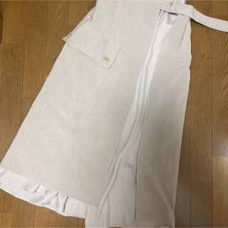 ダブルクローゼット(w closet)のwcloset リネンライク 巻きスカート ロングスカート(ロングスカート)