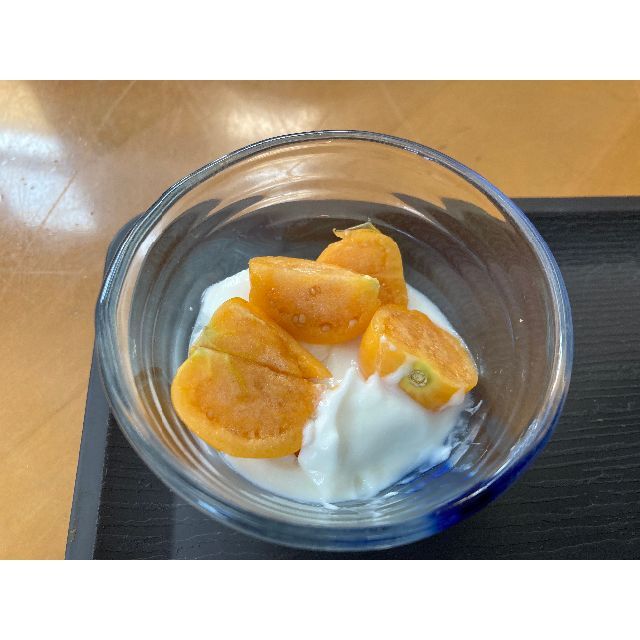 食用ほおずき　オレンジチェリー（ゴールデンベリー）　小粒　４０個　八ケ岳高原産 食品/飲料/酒の食品(フルーツ)の商品写真