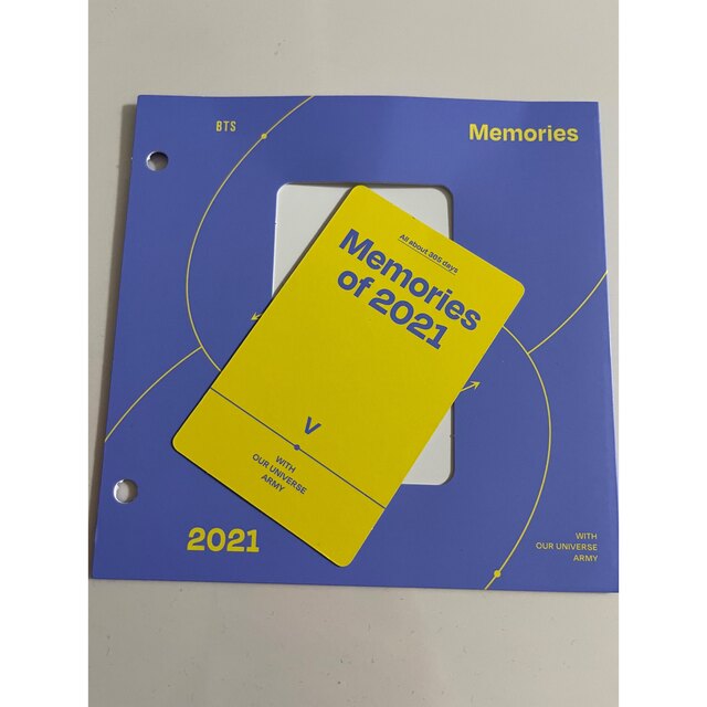 BTS memories 2021 Blu-ray トレカ V テヒョン | hartwellspremium.com