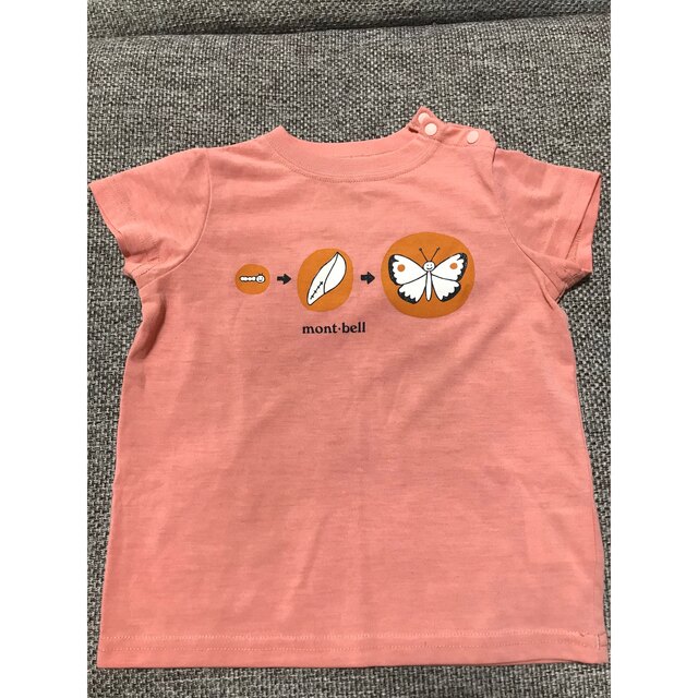 mont bell(モンベル)のモンベル　Tシャツ（半袖）　WIC.T Baby's チョウ 80 キッズ/ベビー/マタニティのベビー服(~85cm)(Ｔシャツ)の商品写真