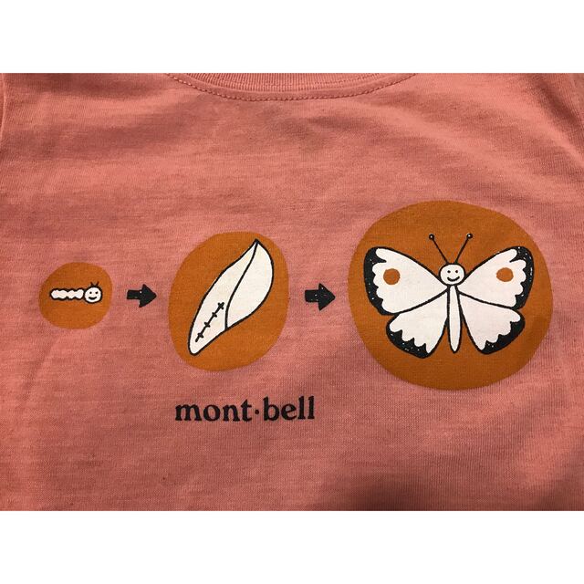 mont bell(モンベル)のモンベル　Tシャツ（半袖）　WIC.T Baby's チョウ 80 キッズ/ベビー/マタニティのベビー服(~85cm)(Ｔシャツ)の商品写真