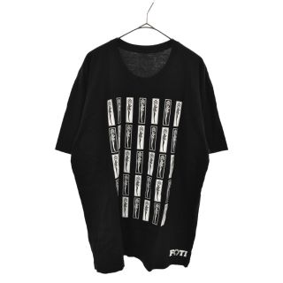 クロムハーツ(Chrome Hearts)のCHROME HEARTS クロムハーツ FOTI フォティ プリントTシャツ 半袖カットソー ブラック/レッド(Tシャツ/カットソー(半袖/袖なし))