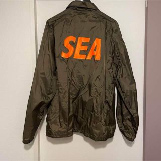 WIND AND SEA COACH JACKET BLUE L サイズ