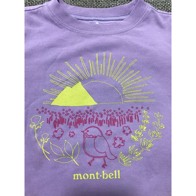 mont bell(モンベル)のモンベルTシャツ　WIC.T Kid's ソレイユ 100 キッズ/ベビー/マタニティのキッズ服女の子用(90cm~)(Tシャツ/カットソー)の商品写真