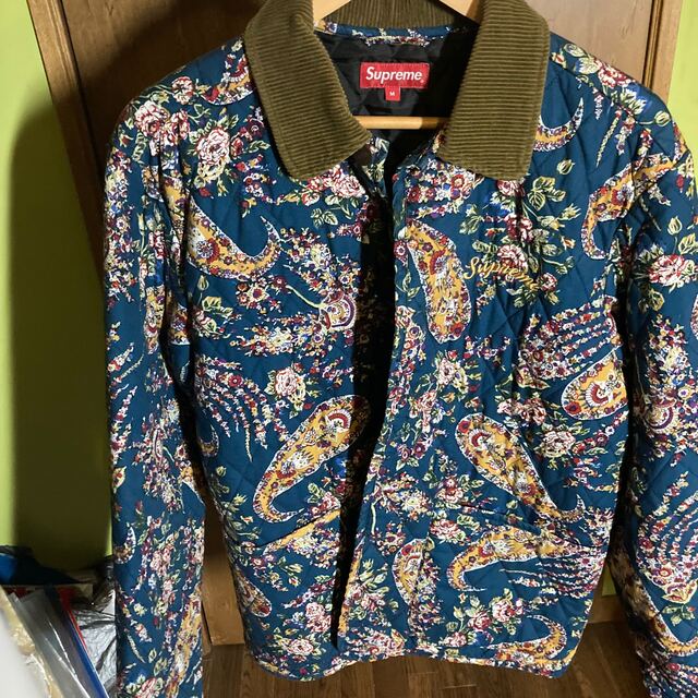 supreme quilted paisley jacket M - www.sorbillomenu.com