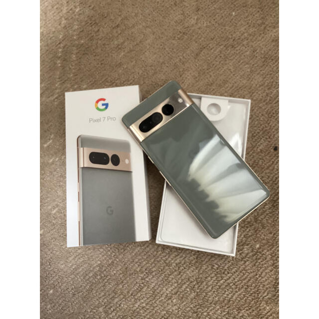 Pixel 7 Pro 128GB Hazel クーポン、フィルム、ケース付き