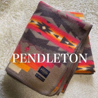 廃盤　ペンドルトン【PENDLETON 】USA製　ブランケット ラグ　ウール