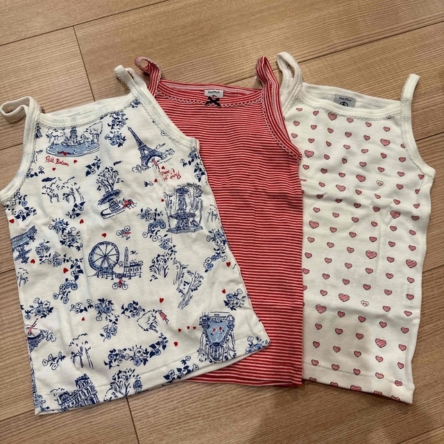 PETIT BATEAU(プチバトー)のプチバトー　キャミソール キッズ/ベビー/マタニティのキッズ服女の子用(90cm~)(下着)の商品写真