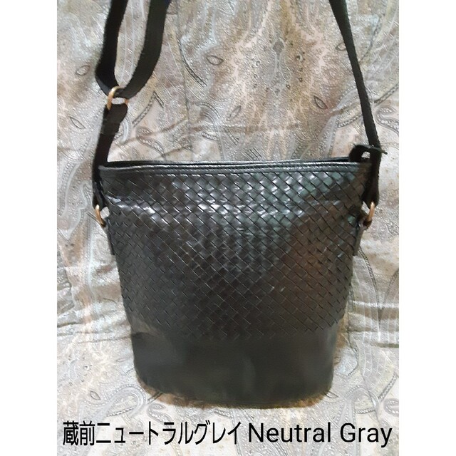 蔵前ニュートラルグレイ Neutral Gray イントレチャートレザーバッグの通販 by ミルキーウェイ｜ラクマ