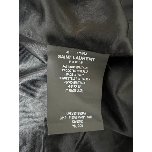 Saint Laurent(サンローラン)の★eau noir様専用★エディ期　48 サンローラン　スエードジャケット メンズのジャケット/アウター(レザージャケット)の商品写真
