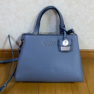 ゲス(GUESS)のGUESS ハンドバッグ　水色(ハンドバッグ)