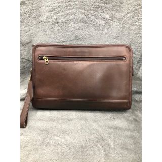 コーチ(COACH)のCOACH オールドコーチ　ヴィンテージ　レザーセカンドバッグ　クラッチバッグ(セカンドバッグ/クラッチバッグ)