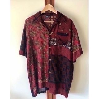 マルタンマルジェラ(Maison Martin Margiela)の【One of a Kind】VINTAGE EURO SCARF SHIRTS(シャツ/ブラウス(半袖/袖なし))