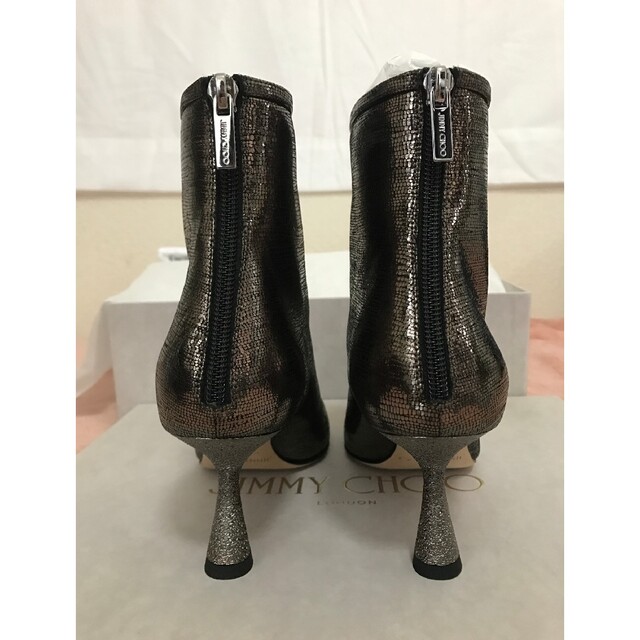 新品未使用 Jimmy Choo(ジミーチュウ)ファスナー付き アンクルブーツ
